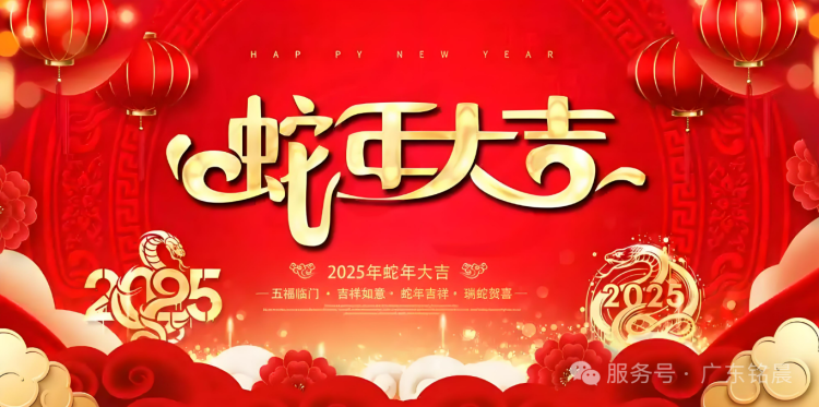 蛟龙辞旧岁,灵蛇迎新春:2025新年快乐